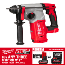 Milwaukee M18 Cordless Rotary Hammer Drill Brushless SDS Plus 26mm - Bare Tool