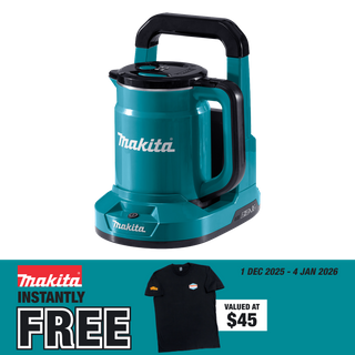 Makita LXT Cordless Kettle 800ml 36V (2x18V) - Bare Tool