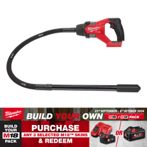 Milwaukee M18 FUEL Cordless Concrete Vibrator 1.2m 18V - Bare Tool