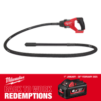 Milwaukee M18 FUEL Cordless Concrete Vibrator 2.4m 18V - Bare Tool