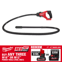 Milwaukee M18 FUEL Cordless Concrete Vibrator 2.4m 18V - Bare Tool