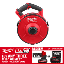 Milwaukee M18 FUEL Powered Fish Tape 18V - Bare Tool
