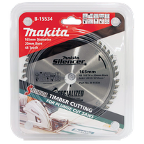 Makita Silencer Circular Saw Blade 165mm x 48T