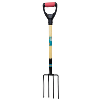 ToolShed Fork with Wooden Handle