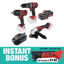 XHD Lithium Cordless Combo Kit Brushless 3pc 3Ah