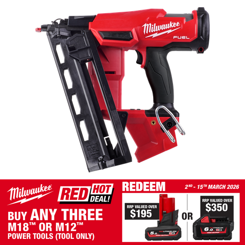 Milwaukee M18 FUEL Cordless Finish Nailer 16Ga 18V - Bare Tool