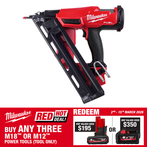 Milwaukee M18 FUEL Cordless Finish Nailer 15Ga 18V - Bare Tool