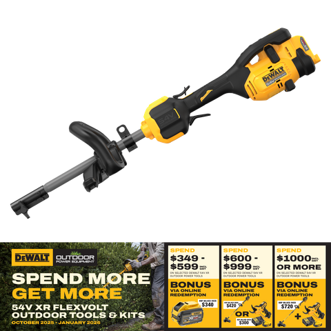 DeWalt Cordless Split Boom Power Head Brushless 54V - Bare Tool