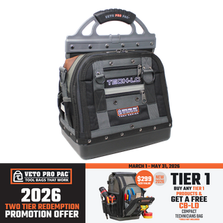 Veto Pro Pac Technicians Tool Bag Compact