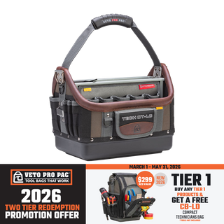 Veto Pro Pac Open Top Tool Bag Large