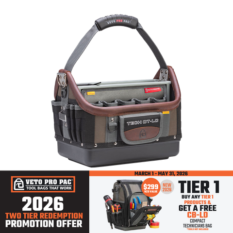 Veto Pro Pac Open Top Tool Bag Large