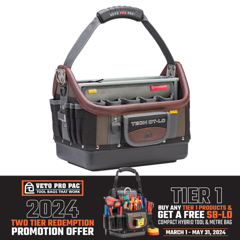 Veto Pro Pac Open Top Tool Bag Large