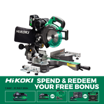 HiKOKI Cordless Mitre Saw Compound Sliding Premium 185mm 36v Kit