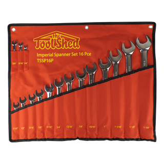 ToolShed Spanner Set R&O 16pc Imperial