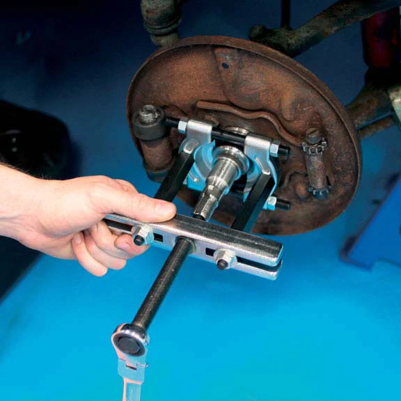 DURATECH 12-Piece Bearing Separator Puller Set – 5-Ton Flywheel Tool Kit – Blue
