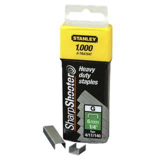 Stanley Heavy Duty Staples 10mm x 6mm 1000pk