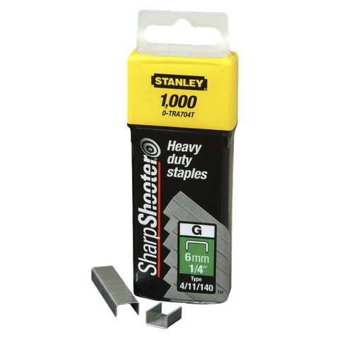 Stanley Heavy Duty Staples 10mm x 6mm 1000pk