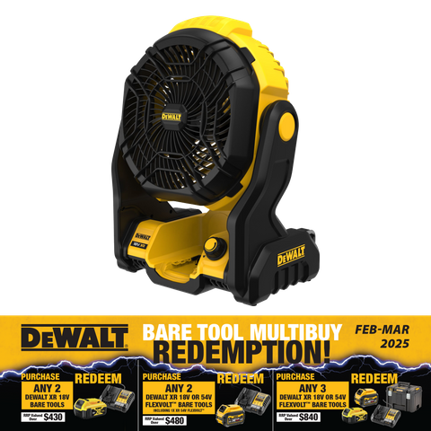 DeWalt Cordless Fan 18V - Bare Tool