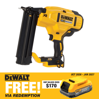 DEWALT Cordless Finish Nailer Brushless 18Ga 18v - Bare Tool