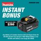 Makita LXT Cordless Hammer Drill and Impact Driver Kit 18V 6Ah