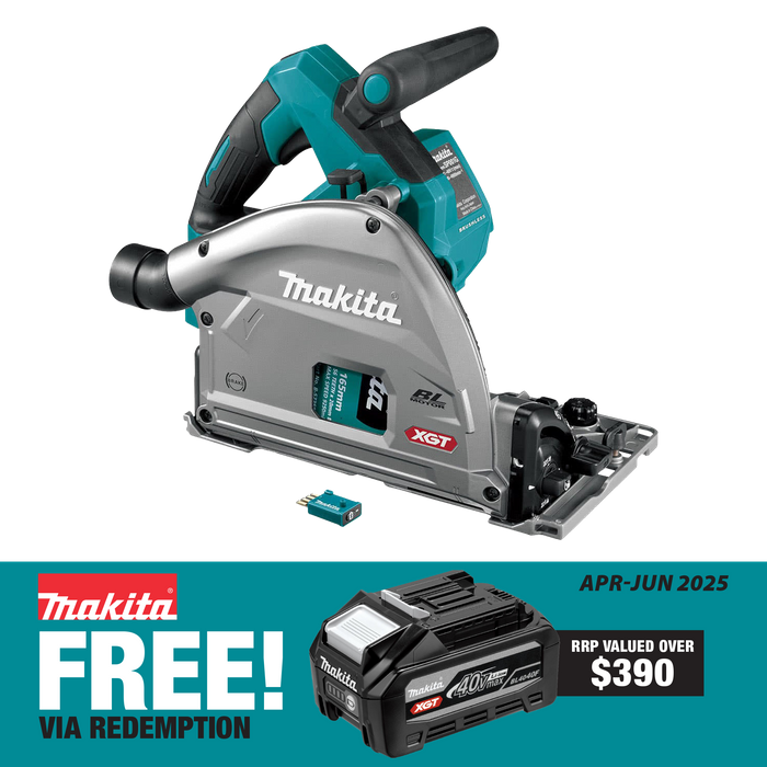 Makita XGT Cordless Plunge Saw Brushless 165mm 40v Bare Tool