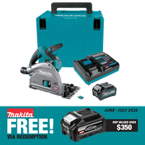 Makita XGT Cordless Plunge Saw Brushless 165mm 40V 4Ah