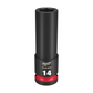 Milwaukee Deep Impact Socket 1/2in Dr 14mm