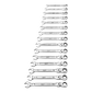 Milwaukee Spanner Set Flex Head 15pc Metric 8-22mm