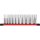 Milwaukee Socket Set Deep 3/8in Dr SAE 10pc on Rail
