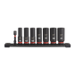 Milwaukee Shockwave Deep Impact Socket Set 3/8in Dr Metric 8pc