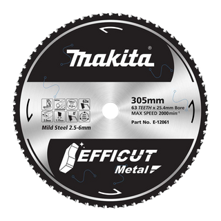 Makita Efficut Metal Cold Cut Saw Blade 305mm x 63T