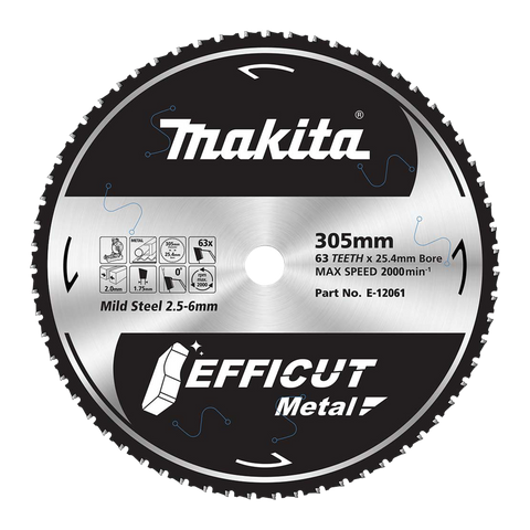 Makita Efficut Metal Cold Cut Saw Blade 305mm x 63T