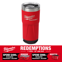 Milwaukee PACKOUT Red Tumbler 20oz/590ml