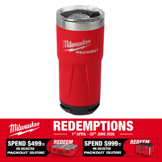 Milwaukee PACKOUT Red Tumbler 20oz/590ml