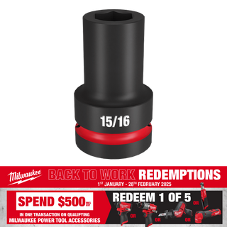 Milwaukee Impact Socket 1in Dr 15/16in