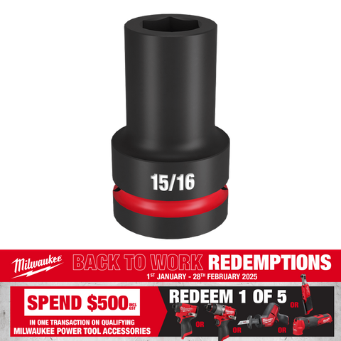 Milwaukee Impact Socket 1in Dr 15/16in