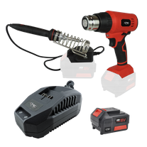 XHD Lithium Cordless Heat Gun and Soldering Iron Kit 18V 5Ah