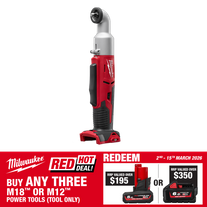 Milwaukee M18 Cordless Right Angle Impact Wrench 18v - Bare Tool