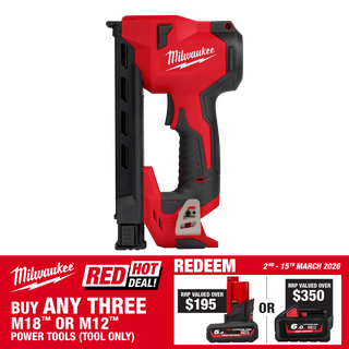 Milwaukee M12 Cordless Cable Stapler 12v - Bare Tool