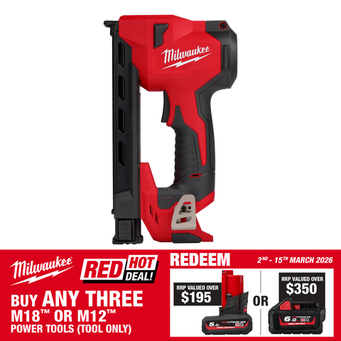 Milwaukee M12 Cordless Cable Stapler 12v - Bare Tool