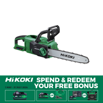 HiKOKI Cordless Chainsaw Brushless 350mm 36v - Bare Tool