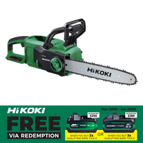 HiKOKI Cordless Chainsaw Brushless 350mm 36v - Bare Tool