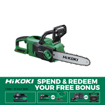 HiKOKI Cordless Chainsaw Brushless 300mm 36v - Bare Tool