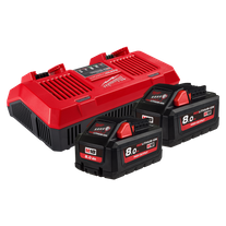 Milwaukee M18 High Output Starter Pack Dual Charger 18V 8Ah