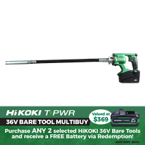 HiKOKI Cordless Concrete Vibrator Brushless 36V - Bare Tool