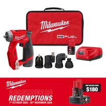 Milwaukee M12 FUEL Cordless Installation Drill/Driver Kit 12V 2Ah