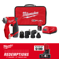 Milwaukee M12 FUEL Cordless Installation Drill/Driver Kit 12V 2Ah
