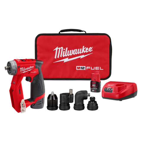 Milwaukee M12 FUEL Cordless Installation Drill/Driver Kit 12V 2Ah