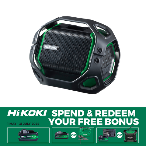 HiKOKI Premium Bluetooth Speaker 18v - Bare Tool