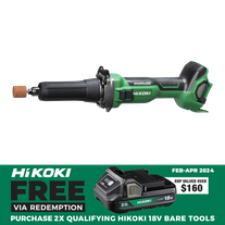 HiKOKI Cordless Die Grinder Brushless Paddle 18v - Bare Tool